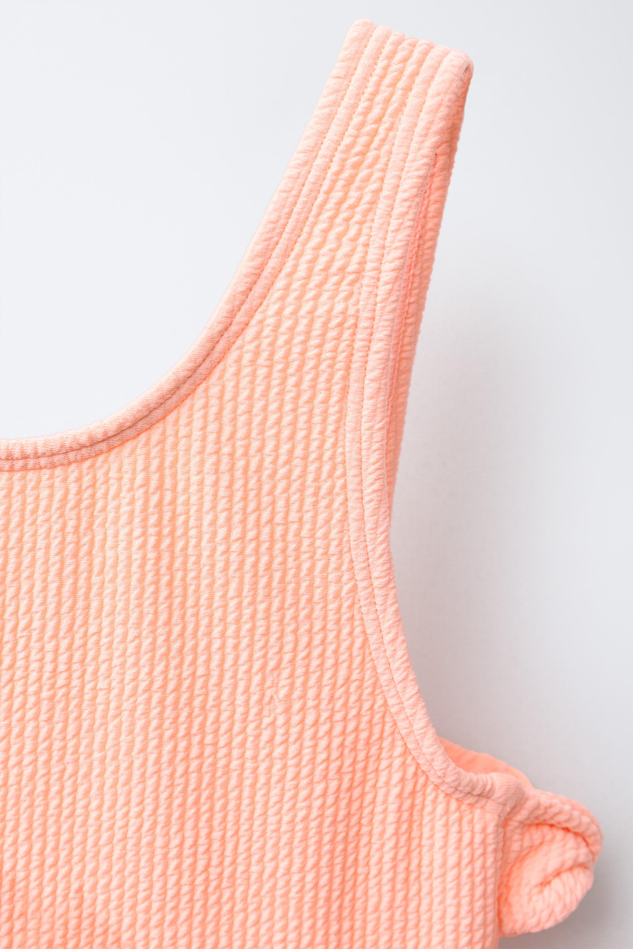 6-14 ANS/ MAILLOT DE BAIN UNE PIÈCE À DÉCOUPE ET NŒUDS